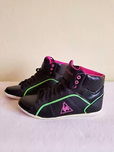 Zapatillas de mujer Le Coq Sportif EUR 37/38 UK 5 US 7 JP 24 negras - Imagen 1 de 12