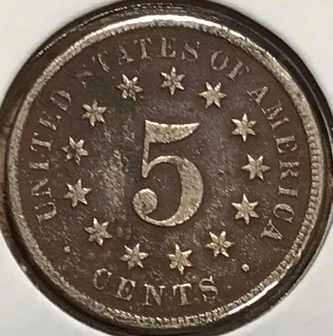 1870 Shield Nickel Cover