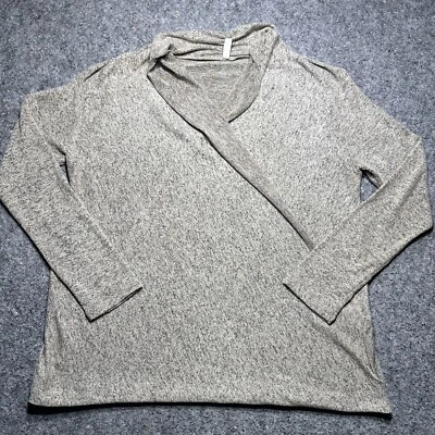 Suéter envolvente Pink Blush para mujer talla M manga larga marrón con manchas negras Foto 1 de 4