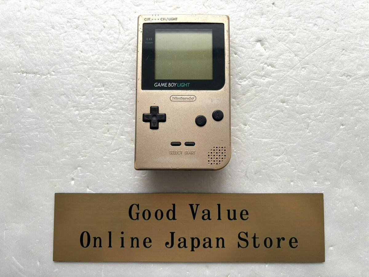 美品】GAME BOY LIGHT ゴールド MGB-101 本体