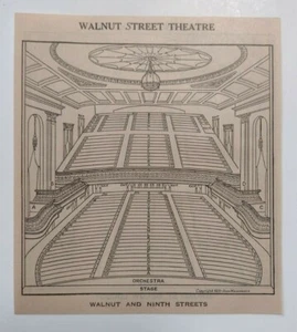 1928 Nussbaum Straßentheater Innendruck Philadelphia, PA - Bild 1 von 1