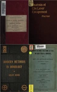 220 alte seltene Bücher über Horologie Taschenuhr Uhr Reparatur Making & Geschichte DVD - Bild 1 von 12