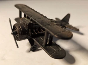 Sacapuntas de metal cobre mini juego de escritorio vintage avión vintage - Imagen 1 de 6
