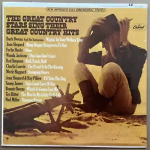 SEALED LP - Great Country Stars Sing Their Hits - Capitol Records ST 2739 STEREO - Picture 1 of 4