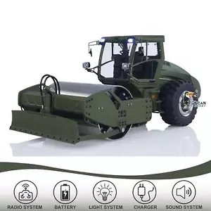 LESU 1:14 Hidráulico RC Rodillo de Carretera Aoue H13i Radio Control Construcción Coches RTR - Imagen 1 de 18