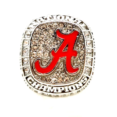 Ring of Alabama Crimson Tide 45-40 Roll Tide SABAN The Greatest Football Player Cover