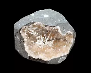 Geoda Natural Scolecita Heulandita Minerales India #M 33 - Imagen 1 de 7