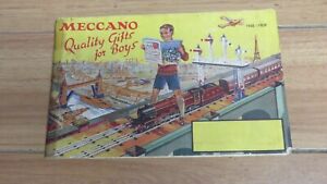 MECCANO QUALITY GIFTS FOR BOYS 1938-1939 ELECTRON ELECTRICAL OUTFITS  627605
