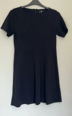 Uniqlo Black Quality Jersey Dress Size L - Image 1 of 4