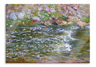 Claude Monet - Dr. Leclench Glasbild aus Echtglas, inkl. Wandhalterung