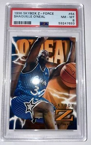 1996 Skybox Z-Force SHAQUILLE O'NEAL #64 PSA 8 NM-MT - Picture 1 of 9