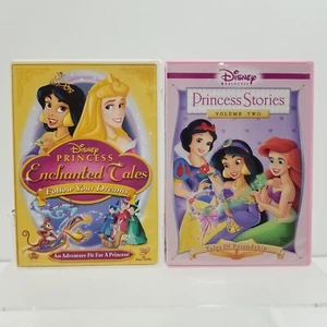 Disney Princess DVDs - Follow Your Dreams & Tales Of Friendship - Foto 1 di 12