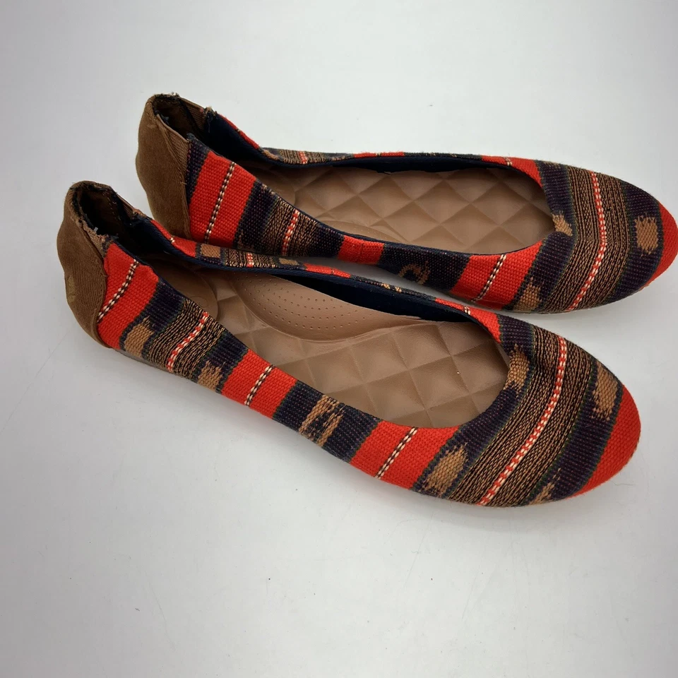 Reef Bella Costas Tropic Ballet Flats Slip On Shoes Size 7 Aztec Boho - Image 1 of 4