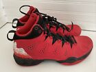 Nike Air Jordan Melo M10 Mens Size 10.5 Red Black Basketball Shoes 629876-601