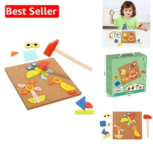 Montessori Hammer and Nails Game for Kids - Develop Fine Motor Skills Play - Picture 1 of 12