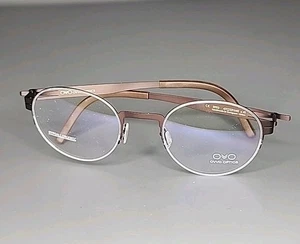 OVVO 3992 Raisin Hypoallergenic Handmade Titanium Eyeglass Frame 47/22/140 - Picture 1 of 9
