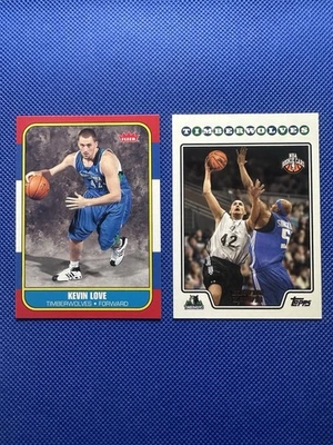 (2) Kevin Love RC - 2008-09 Fleer/2008-09 Topps - Image 1 of 4
