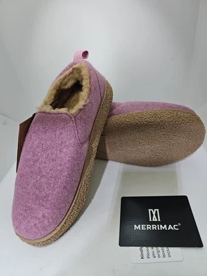 Zapatillas antideslizantes MERRIMAC cómodas, cálidas con espuma viscoelástica para mujer y hombre talla 9-10 Foto 1 de 4