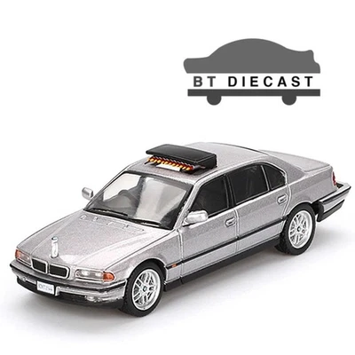 MINI GT BMW 750IL JAMES BOND 007 TOMORROW NEVER DIES 1/64 SILVER MGT00902 007 E - Image 1 of 4