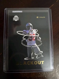 2023 ONIT Atleta Ohio State Buckeyes Treveyon Henderson Blackout Oro - Foto 1 di 2