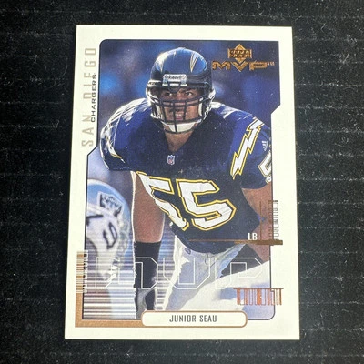 2000 Upper Deck MVP #148 Junior Seau San Diego Chargers HOF - Image 1 of 2