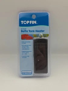 Top Fin Betta Tank Heater 20 Watt Aquariums Up To 5 Gallons New Sealed - Picture 1 of 2