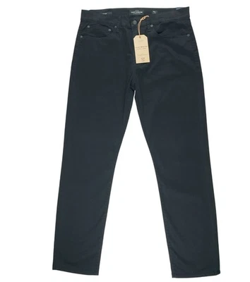 Pantalones negros ajustados rectos elásticos Lucky Brand 121 33X32 medidas 36x32 nuevos con etiquetas $99 Foto 1 de 4