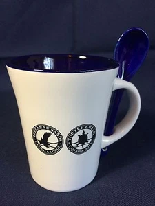 Taza de té de café con cuchara Turtle Creek Casino Leelanau Sands Michigan - Imagen 1 de 4