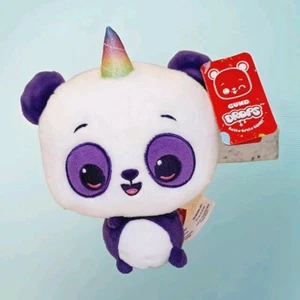 Gund Drops Bonnie Bamboo Panda Plush 6 Inch Purple Unicorn Embroidered - Picture 1 of 10