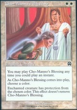1x Cho-Manno's Blessing - Foil LP, English MTG Mercadian Masques