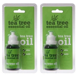 Tea Tree Oil Tea Tree Essential Oil Pure Antiseptic Anti Fungal - 30ml X 2 - Picture 1 of 1