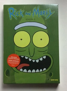 RICK AND MORTY TV SERIES COMPLETE THIRD SEASON 3 New Sealed DVD - Picture 1 of 3