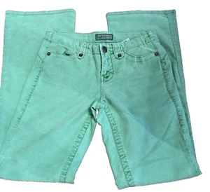 Vintage Corduroy Lei Jeans Seafoam Green Size 3 - Picture 1 of 10