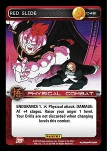 DBZ Dragon Ball Z TCG Card Panini Movie Collection C49 Red Slide - Picture 1 of 1