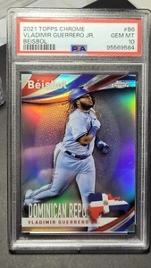 Tarjeta de béisbol Topps 2021 cromada Vladimir Guerrero Jr #B6 Beisbol PSA 10 GEMA como nueva - Imagen 1 de 2