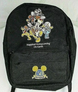 DISNEYLAND 50th ANNIVERSARY BACKPACK Happiest Homecoming on Earth Mickey & Pals - Picture 1 of 12