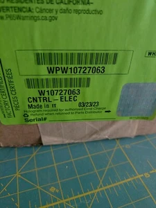 Whirlpool WPW10727063 Range Hood Electronic Control Board Genuine OEM part - Picture 1 of 1