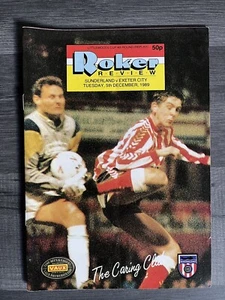 1989-90 Sunderland v Exeter City LC - Picture 1 of 1