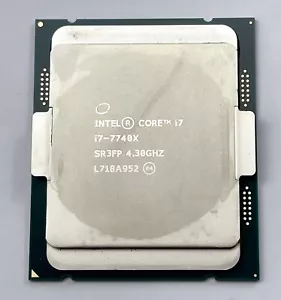 Intel Core i7-7740X LGA2066 Quad-Core 4.3GHz 8MB CPU Processor SR3FP L718A952 - Picture 1 of 4