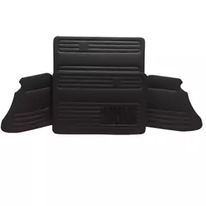 For VW Bug Beetle Kafer Cox Black Door Panel Set. 4Pcs. 1967-1979 Faux Leather - Picture 1 of 5