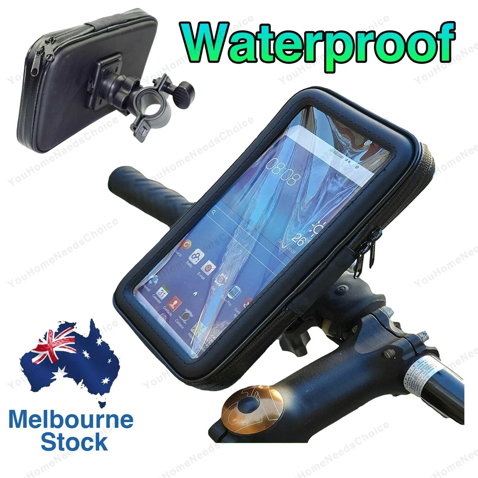 Universal Bicycle Bike Phone Holder Waterproof Motorcycle Handlebar Mount Holder - image 1 of 4