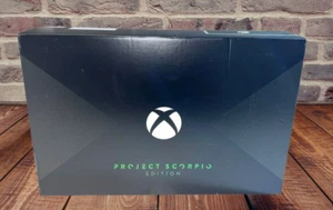 Consola limitada Microsoft Xbox One X Project Scorpio Edition 1 TB sin usar Japón - Imagen 1 de 3