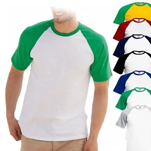 Fruit of the Loom Baseball T-Shirt, Herren Kurzarm Rundhals, Baumwolle F295 - Bild 1 von 12