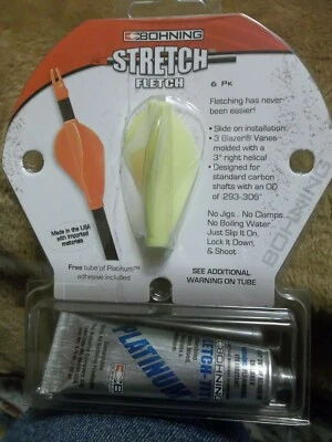 Bohing Stretch Fletch - Paquete de 6 - Adhesivo Platino Incluido.  Foto 1 de 3
