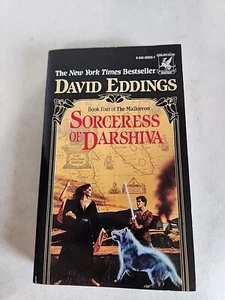 The Sorceress of Darshiva by David Eddings Malloreon #4 1st Ed 1st Print HCDJ - Picture 1 of 7