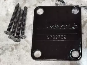 Placa de cuello de guitarra Jackson DKMG 2007 con tornillos en negro - hecha en Japón - Imagen 1 de 8