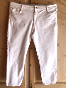 ESPRIT Damen Capri Jeans Hose Gr. 42 weiß - Bild 1 von 3