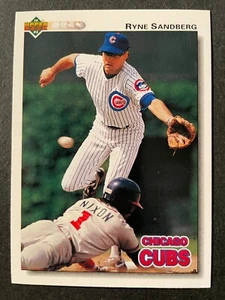 Ryne SANDBERG 1992 Upper Deck Baseball #145 Chicago Cubs - Picture 1 of 2