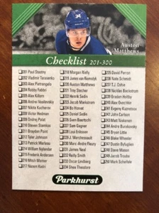 2017-18 UD Parkhurst Checklist #300 Auston Matthews - Picture 1 of 1