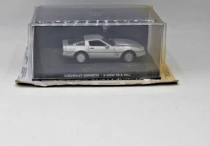 Eaglemoss 007 Movie Car Corvette Chevrolet 007 a view to ki BOX no allegato Gd44 - Foto 1 di 1